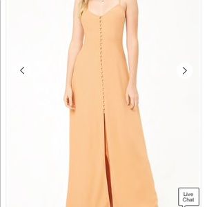 Button down maxi dress